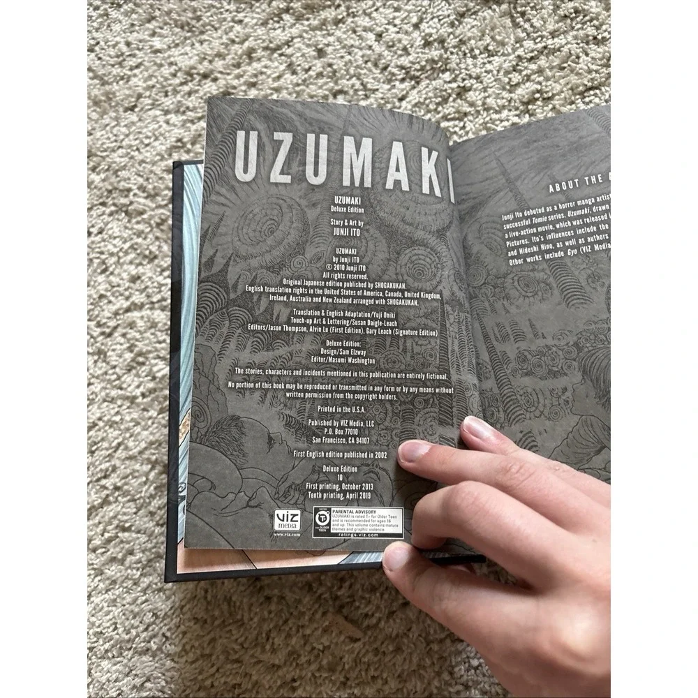 Junji Ito Ser.: Uzumaki (3-In-1 Deluxe Edition) by Junji Ito Hardcover